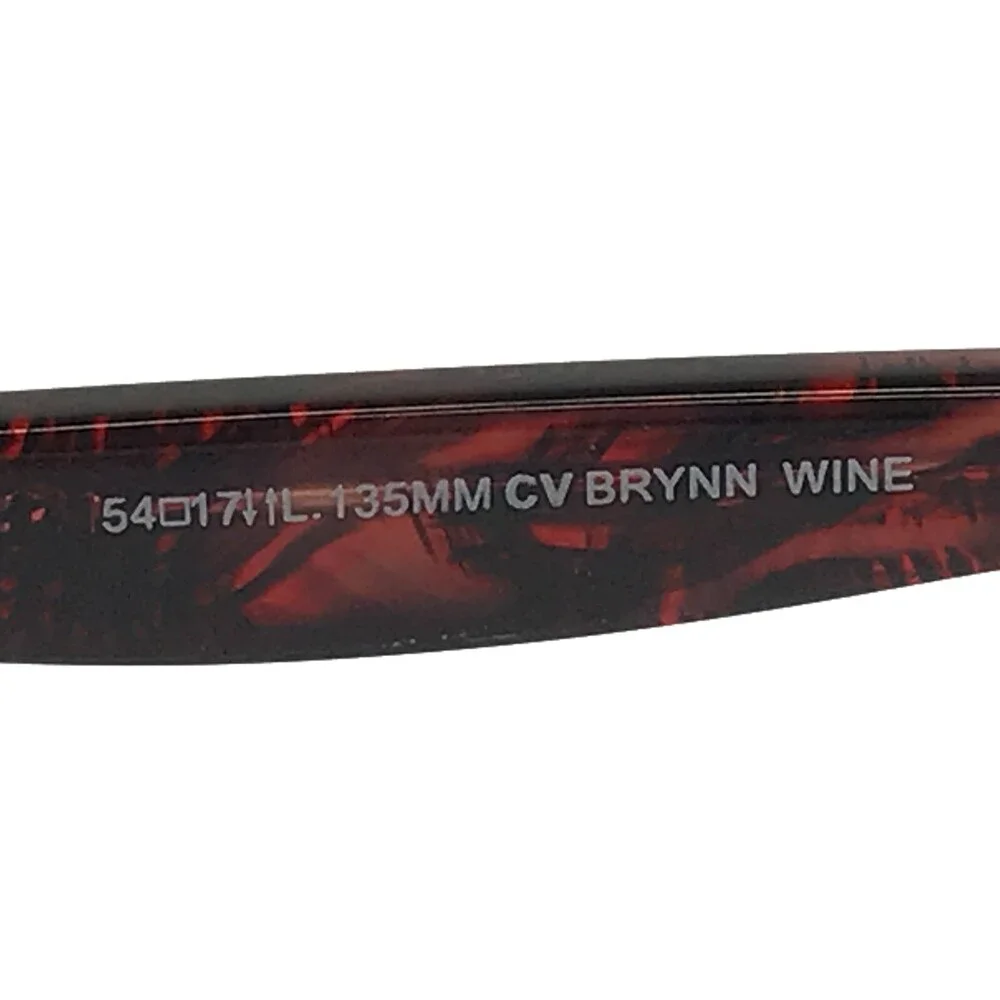 BCBGMAXAZRIA Eyeglasses Frames BRYNNE WINE Red Cat Eye Full Rim 54-17-135